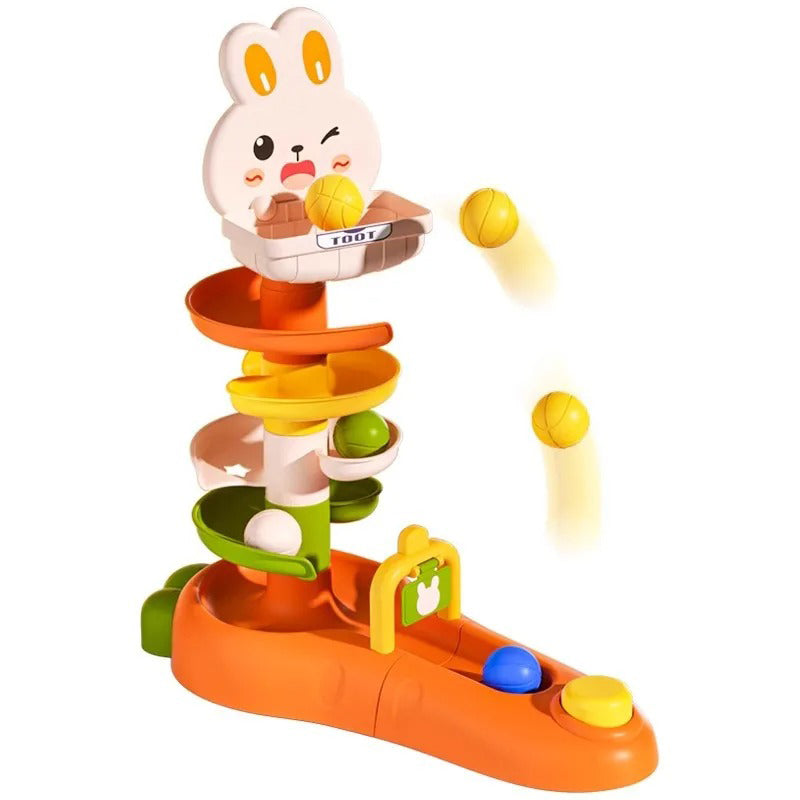 Montessori Ball Drop Stacking Toy for Toddlers