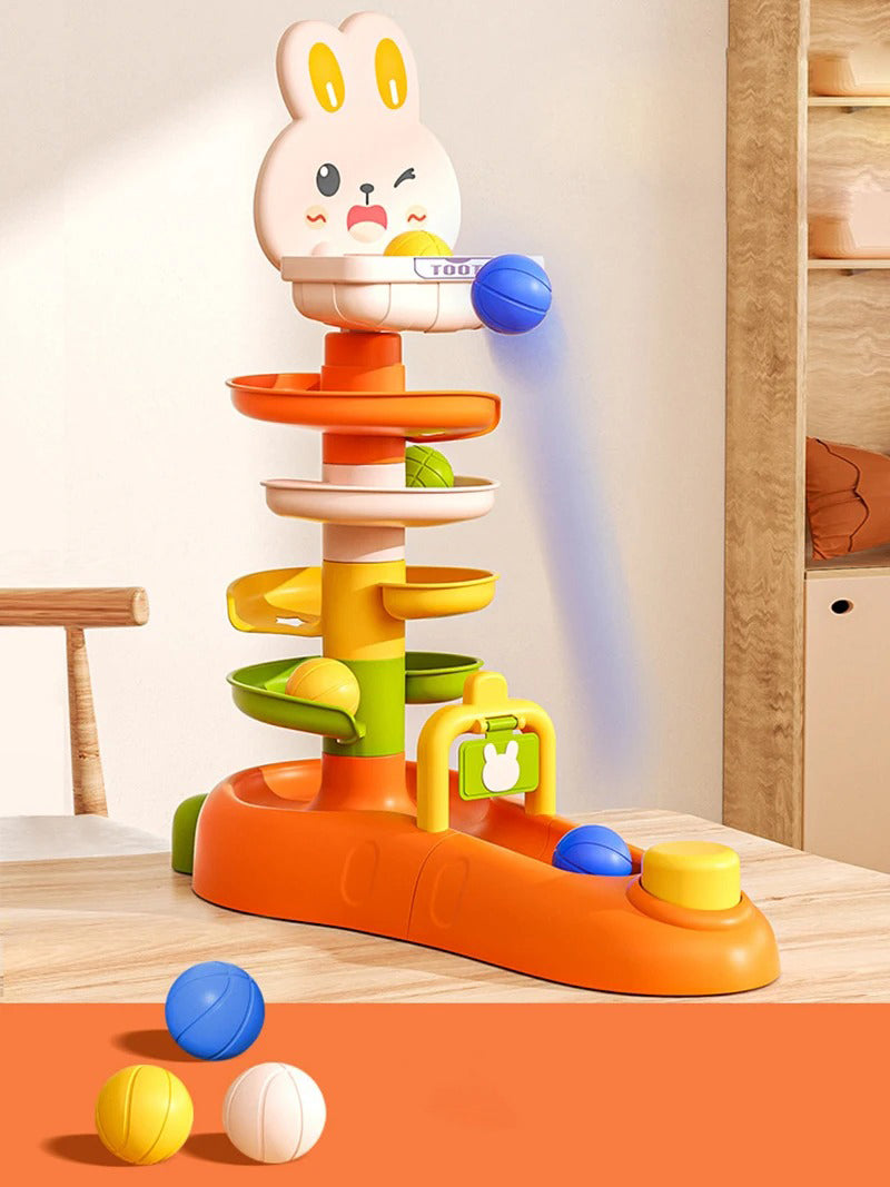 Montessori Ball Drop Stacking Toy for Toddlers