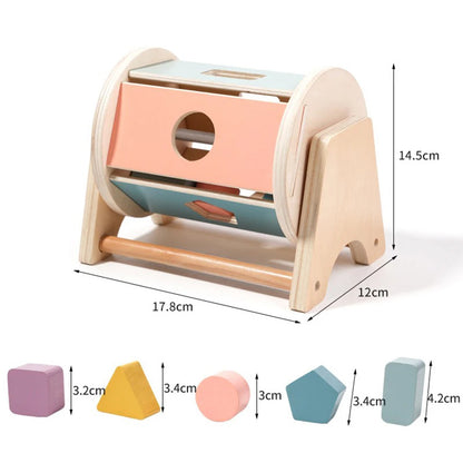 Montessori Wooden Coin & Ball Drop Box Toy