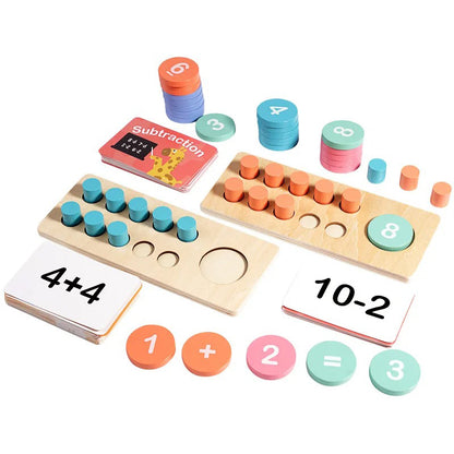 Wooden Number Board for Kids