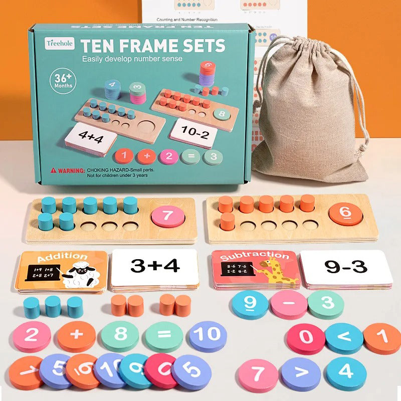 Wooden Number Board for Kids